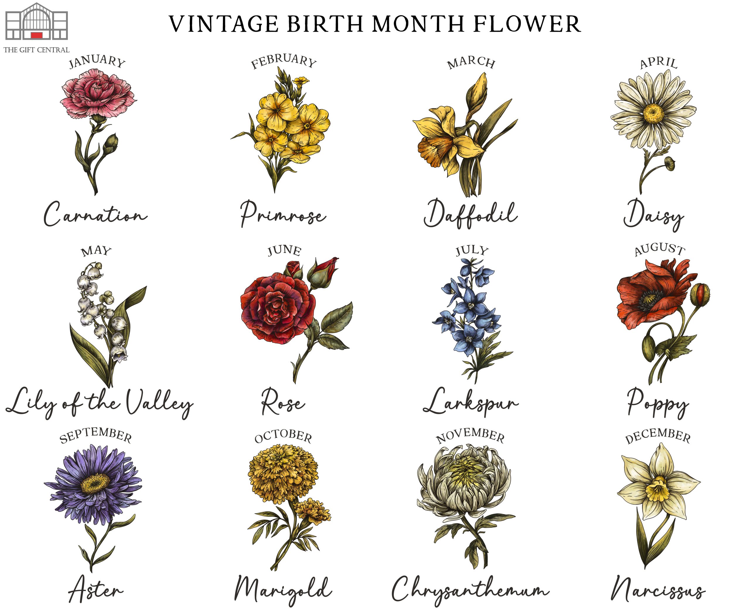 Personalized Birth Flower Coffee Cup With Name, Soda Can Glass With Lid and Straw - Image 5